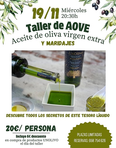 Cata de Aceite de Oliva Virgen Extra