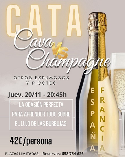 Cata de vinos espumosos